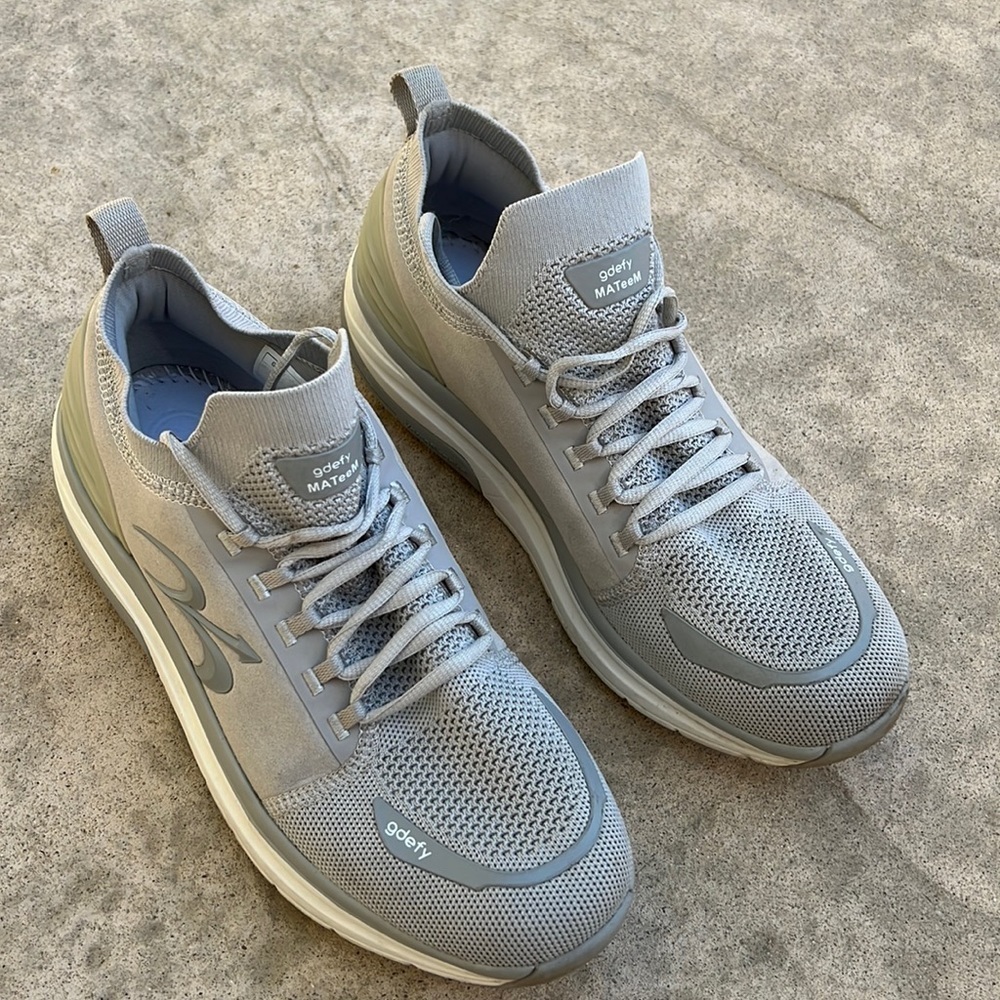 Gravity Defyer Mateem Men's Grey Athletic Sneaker Size 9.5